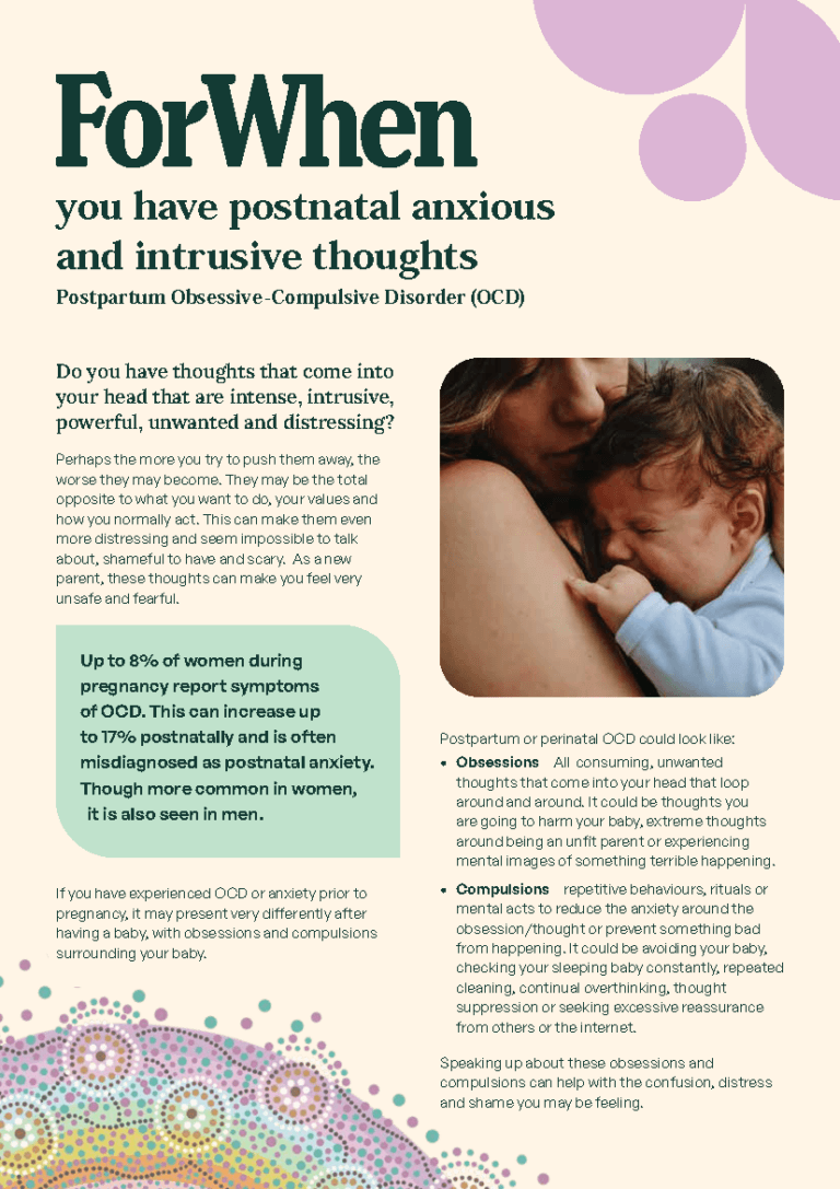 ForWhen you have postnatal anxious and intrusive thoughts